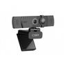 Веб-камера CBR CW 872FHD Black, с матрицей 5 МП, разрешение видео 1920х1080, USB 2.0, встроенный микрофон с шумоподавлением, автофокус, крепление на мониторе, шторка, длина кабеля 1,8 м, цвет чёрный