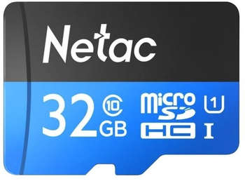 Карта памяти Netac Флеш карта microSDHC 32GB NT02P500STN-032G-S P500 w/o adapter