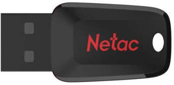 Flash-носитель Netac Флеш Диск 64Gb U197 NT03U197N-064G-20BK USB2.0 черный/красный