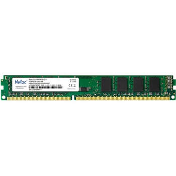 Оперативная память Netac Память DDR3 8GB 1600MHz NTBSD3P16SP-08 Basic RTL PC3-12800 CL11 DIMM 240-pin 1.5В dual rank Ret