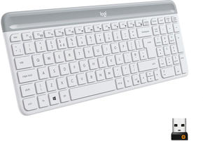Клавиатура Logitech K580 белый/серый USB беспроводная BT/Radio 920-010621