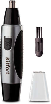 Триммер для волос KITFORT КТ-3107 черный/серебристый