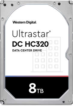 Жесткий диск HDD WD Жесткий диск SATA-III 8Tb 0B36404 HUS728T8TALE6L4 Ultrastar DC HC320  256Mb 3.5"