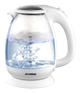 Чайник/Термопот HYUNDAI Чайник электрический HYK-G3805 1.7л. 2200Вт белый/прозрачный корпус: стекло
