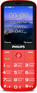 Сотовый телефон Philips Мобильный телефон E227 Xenium 32Mb красный моноблок 2Sim 2.8" 240x320 0.3Mpix GSM900/1800 FM microSD