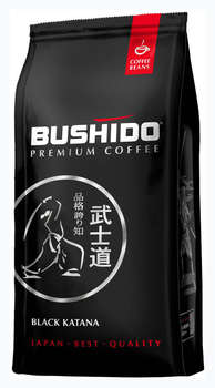 Кофе BUSHIDO зерновой Black Katana 227г.