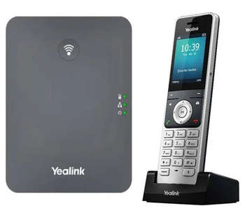 VoIP-оборудование YEALINK Телефон SIP W76P черный