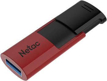 Flash-носитель Netac Флеш Диск 128Gb U182 NT03U182N-128G-30RE USB3.0 красный/черный