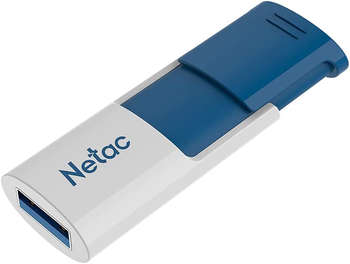 Flash-носитель Netac Флеш Диск 256Gb U182 NT03U182N-256G-30BL USB3.0 синий/белый