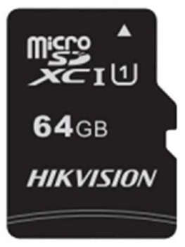 Карта памяти HIKVISION Флеш карта microSDXC 64GB HS-TF-C1/64G/ZAZ01X00/OD w/o adapter