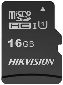 Карта памяти HIKVISION Флеш карта microSDHC 16GB HS-TF-C1/16G/ZAZ01X00/OD w/o adapter
