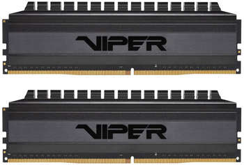 Оперативная память Patriot Память DDR4 2x8Gb 3600MHz PVB416G360C8K Viper 4 Blackout RTL Gaming PC4-28800 CL18 DIMM 288-pin 1.35В с радиатором Ret