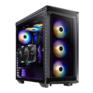 Корпус ADATA XPG BATTLECRUISER черный Mid-Tower, E-ATX, Micro-ATX, Mini-ITX, Standard-ATX, USB 3.2 Gen1 Type-A, USB 3.2 Gen1 Type-C BATTLECRUISER-BKCWW