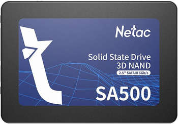 Накопитель SSD Netac SATA-III 256GB NT01SA500-256-S3X SA500 2.5"