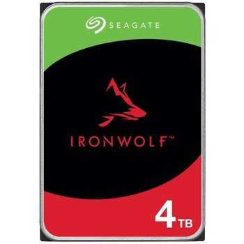 Жесткий диск HDD Seagate 4TB Ironwolf ST4000VN006 {SATA 6.0Gb/s, 5900 rpm, 256mb buffer, 3.5",для NAS}