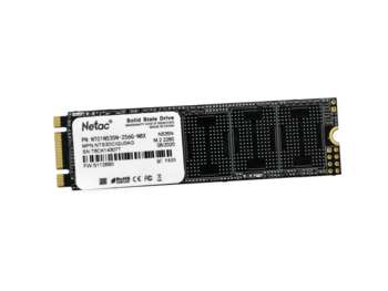 Накопитель SSD Netac Твердотельный накопитель N535N M.2 2280 SATAIII 3D NAND  256GB, R/W up to 540/490MB/s 3Y NT01N535N-256G-N8X