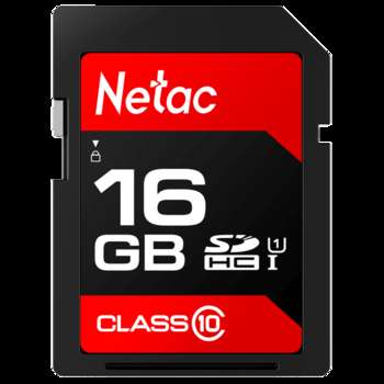 Карта памяти Netac P600 SDHC 16GB U1/C10 up to 80MB/s, retail pack NT02P600STN-016G-R