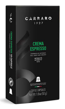 Кофе Carraro капсульный Crema Espresso упаковка:10капс. Nespresso