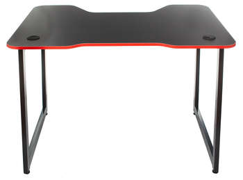Компьютерный стол KNIGHT Стол игровой Table L столешница ДСП красный каркас черный