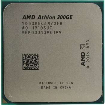 Процессор AMD Athlon 300 PRO 300GE tray, with Radeon Vega Graphics YD300BC6M2OFH