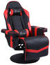 Кресло CACTUS игровое CS-CHR-GS200BLR черный/красный подст.для ног