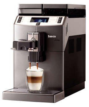 Кофемашина SAECO Lirika One Touch Cappuccino 9851/01 1850Вт серебристый/черный