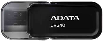 Flash-носитель A-DATA Флеш Диск 32Gb UV240 AUV240-32G-RBK USB2.0 черный