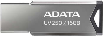 Flash-носитель A-DATA Флеш Диск 16Gb UV250 AUV250-16G-RBK USB2.0 серебристый