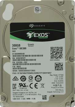 Накопитель для сервера Seagate Жесткий диск SAS2.5" 300GB 10000RPM 128MB ST300MM0048 SEAGATE