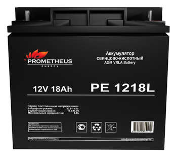 Аккумулятор для ИБП PROMETHEUS ENERGY Батарея для ИБП PE 1218L 12В 18Ач