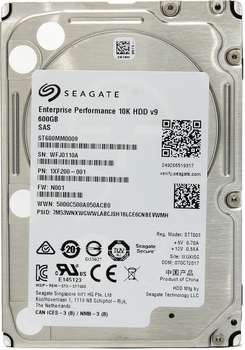 Накопитель для сервера Seagate Жесткий диск SAS2.5" 600GB 10000RPM ST600MM0009 SEAGATE