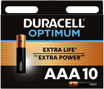 Аккумулятор DURACELL Батарея Alkaline LR03 Optimum AAA  блистер