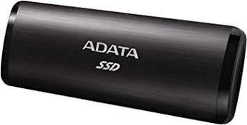 Внешний накопитель ADATA SSD внешний жесткий диск 256GB USB-C BLACK ASE760-256GU32G2-CBK A-DATA
