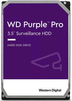 Жесткий диск HDD Жесткий диск SATA-III 18TB WD181PURP Surveillance Purple Pro  512Mb 3.5"