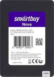 Накопитель SSD Smart Buy Smartbuy SSD 240Gb Nova SBSSD240-NOV-25S3 {SATA3.0, 7mm}