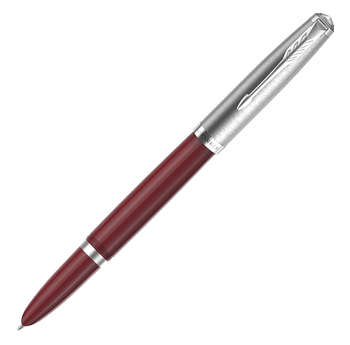 Ручка PARKER перьев. 51 Core  Burgundy F сталь нержавеющая подар.кор.