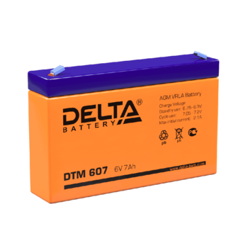Аккумулятор для ИБП Delta Аккумуляторная батарея BATTERY DTM 607 DTM 607