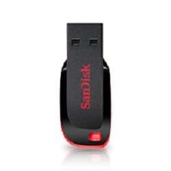 Flash-носитель SanDisk USB Drive 64Gb Cruzer Blade SDCZ50-064G-B35 {USB2.0, Black-Red}