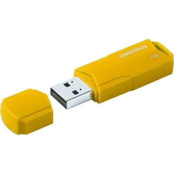Flash-носитель Smart Buy 4GB CLUE Yellow