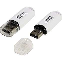 Flash-носитель A-DATA Flash Drive 32Gb C906 AC906-32G-RWH {USB2.0, White}