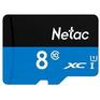 Карта памяти Netac Micro SecureDigital 8GB microSDHC Class10  NT02P500STN-008G-S P500