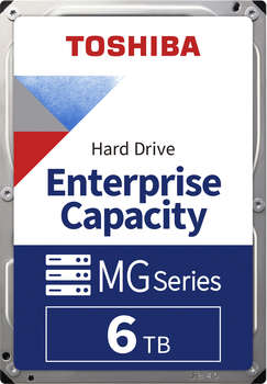 Жесткий диск HDD Toshiba Жесткий диск SATA-III 6Tb MG08ADA600E Enterprise Capacity 512E  256Mb 3.5"