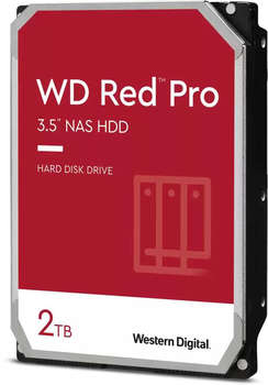 Жесткий диск HDD Жесткий диск SATA-III 2Tb WD2002FFSX NAS Red Pro  64Mb 3.5"
