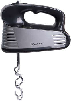 Миксер Galaxy ручной гл2208черн 250Вт черный/серебристый