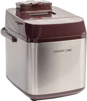 Хлебопечь GALAXY LINE GL 2700 600Вт коричневый/серебристый