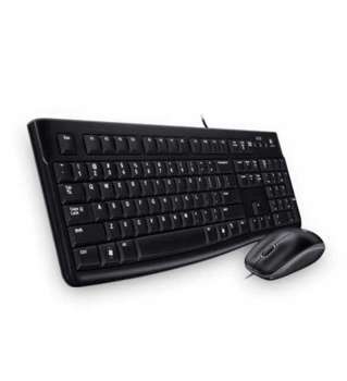 Комплект (клавиатура+мышь) Logitech MK120 Desktop Комплект ЛАТИЦИНА 920-002589