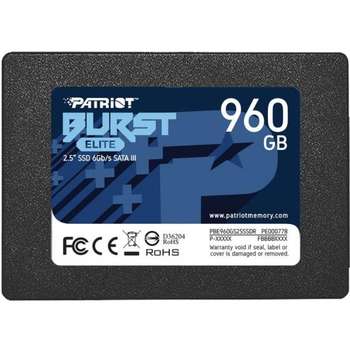 Накопитель SSD Patriot SSD жесткий диск SATA2.5" 960GB BURST E PBE960GS25SSDR PATRIOT