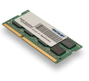 Оперативная память Patriot Модуль памяти для ноутбука SODIMM 4GB PC12800 DDR3 PSD34G16002S PATRIOT