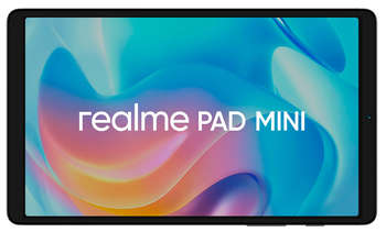 Планшет REALME Pad Mini RMP2106 T616 2.0 8C RAM4Gb ROM64Gb 8.7" IPS 1340x800 Android 11 серый 8Mpix 5Mpix BT WiFi Touch microSD 1Tb 6400mAh 15hr