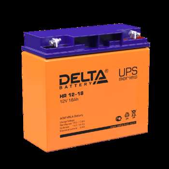 Аккумулятор для ИБП Delta Аккумуляторная батарея BATTERY HR 12-18 HR 12-18